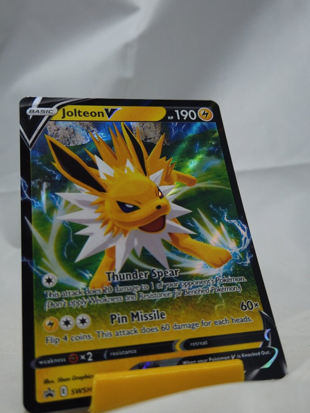 Pokemon Jolteon V SWSH151/307 SWSH Black Star Promos Promo VLP